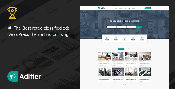 Adifier – Classified Ads WordPress Theme Free Download