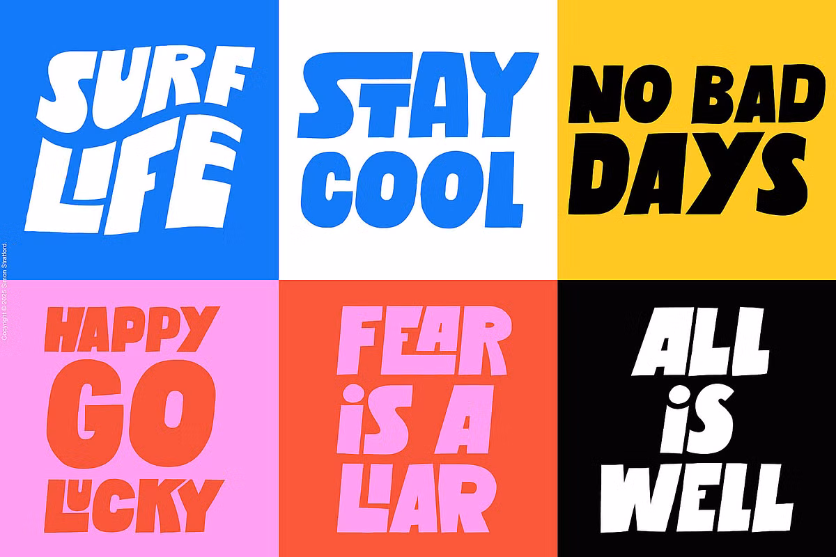 Pumped Up Kicks font example on a poster