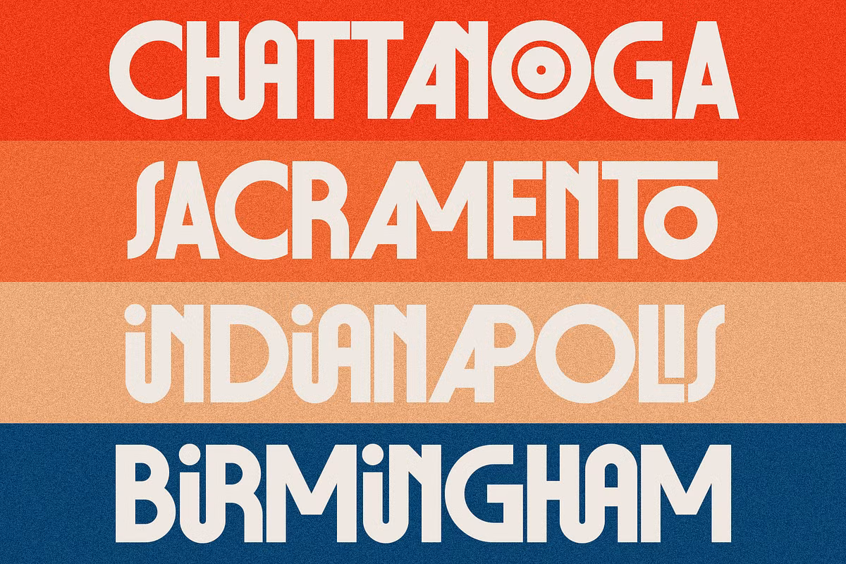 Visual representation of Collidge character sets