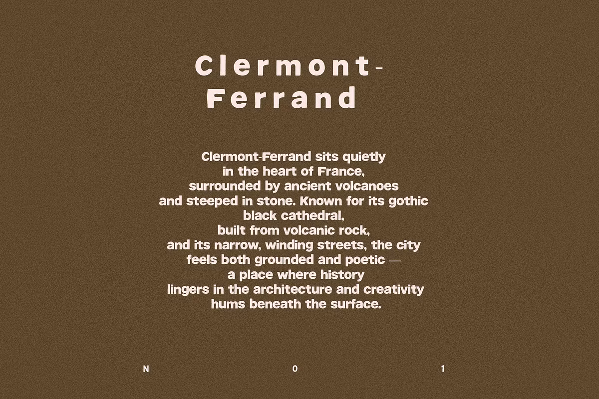 Example of Clermont Bold Handwritten Sans Serif typeface