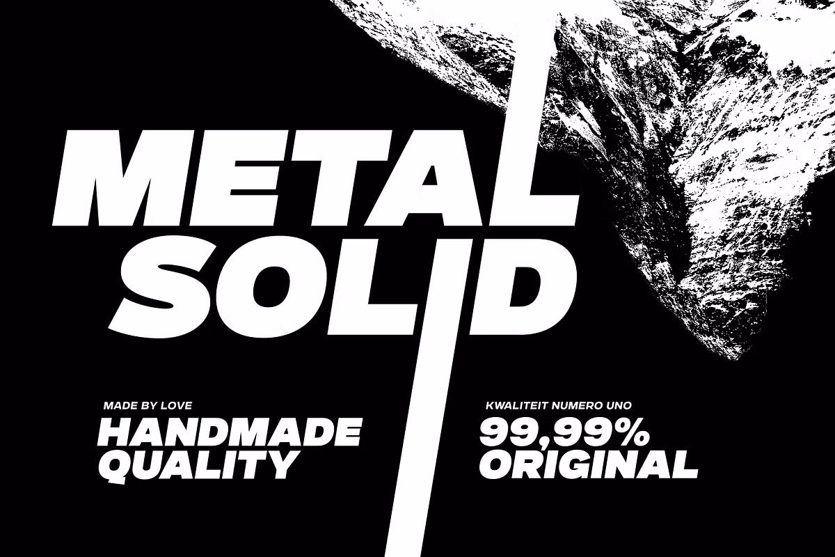 Demonstration of Gunterz font in multilingual designs