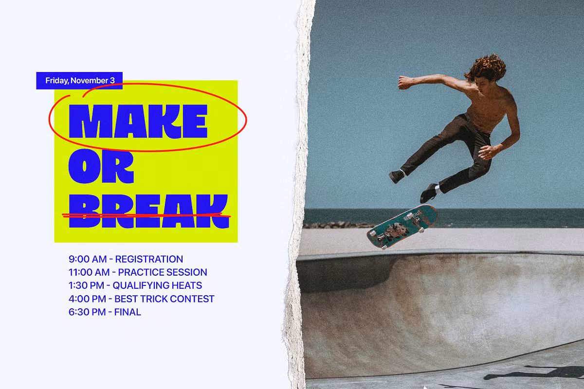 A vibrant poster featuring GRAND BOLD font