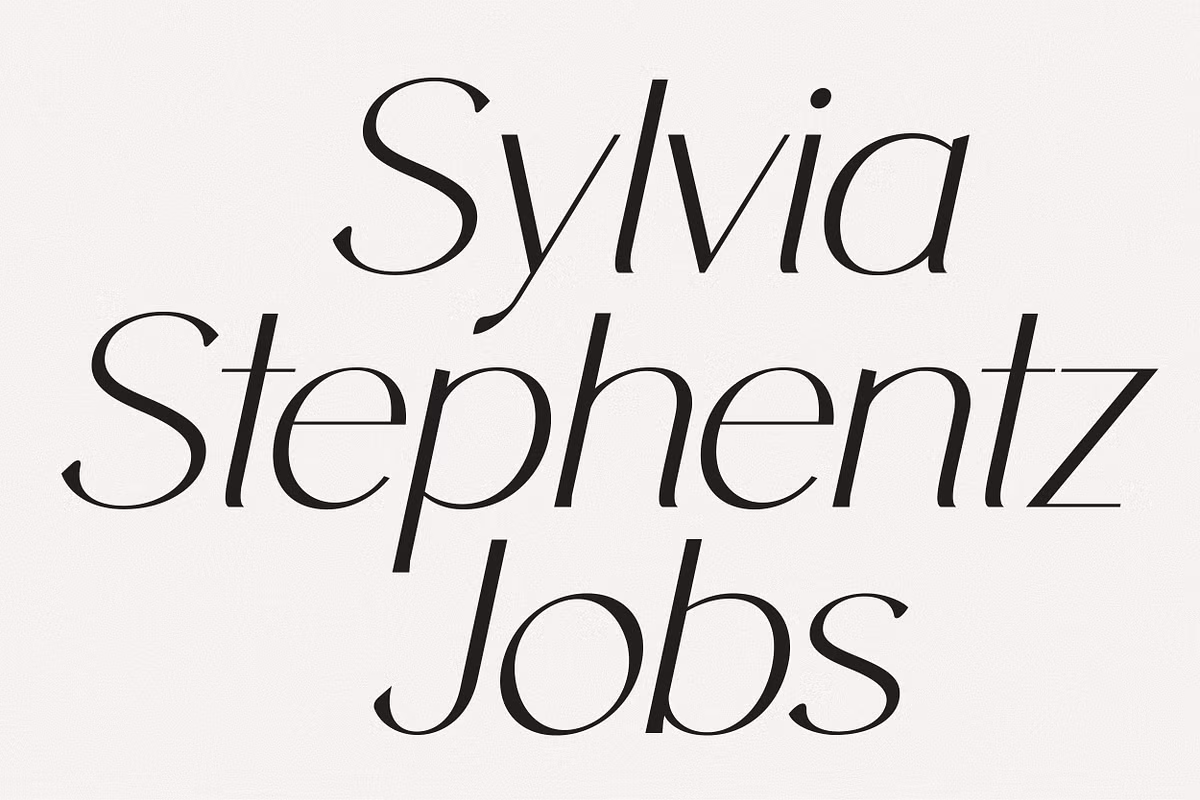 Clio Typeface used in web design example