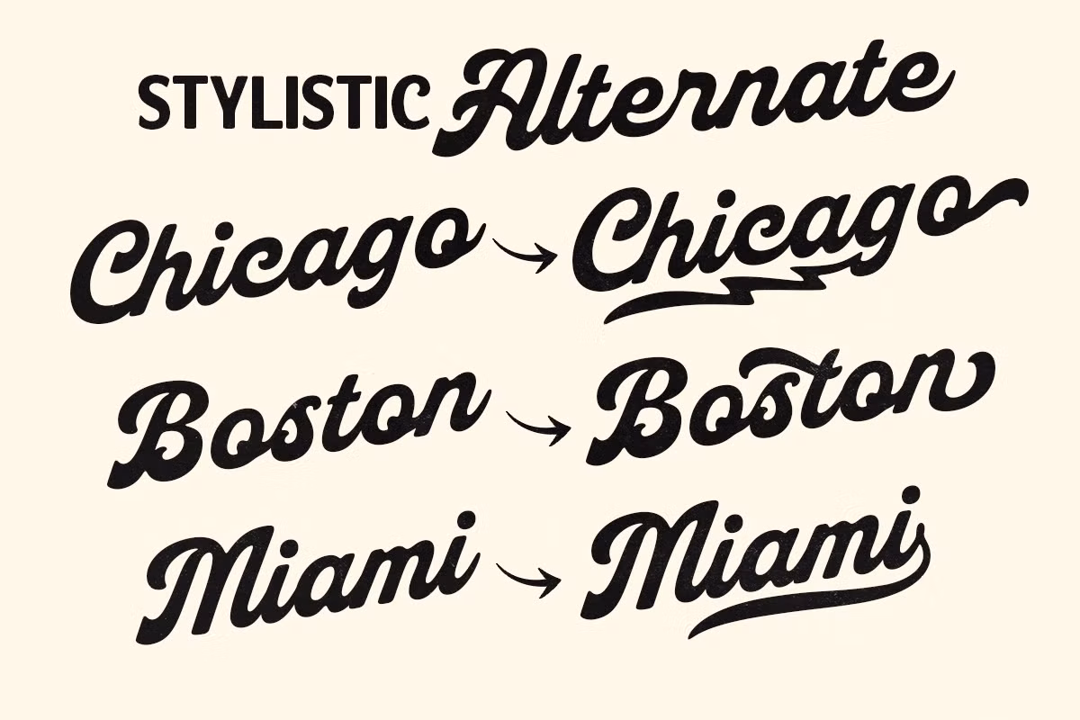 Example of Midruns Font Duo in use