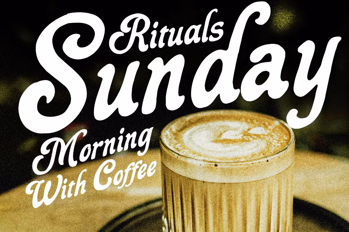 Stylish invitation designed with Miralona Stone script