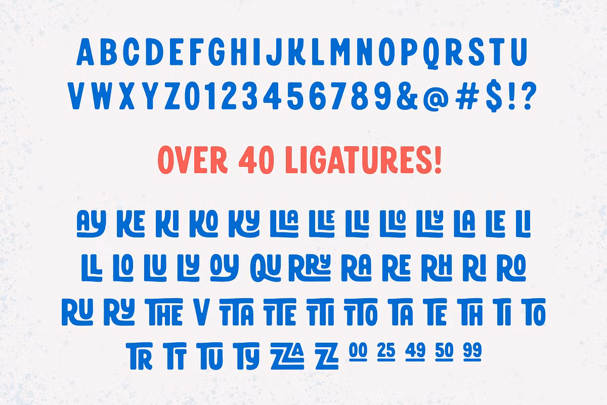 Creative use of Free Lunch font in packaging design