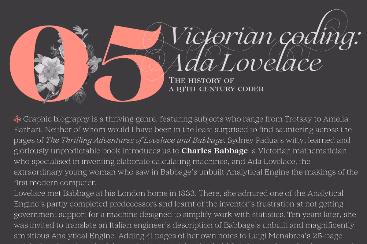 Visual representation of Lovelace's versatility in design