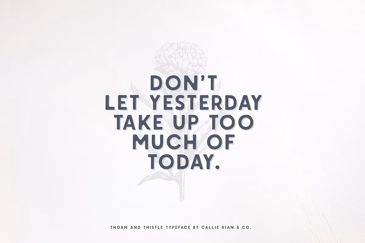 Font pairing suggestions for Thorn & Thistle