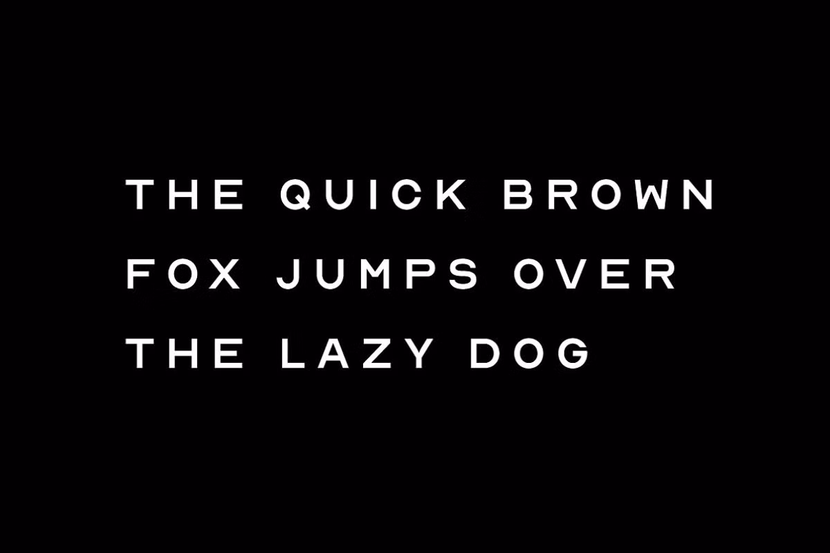 Overview of OpenType features of the NORD font