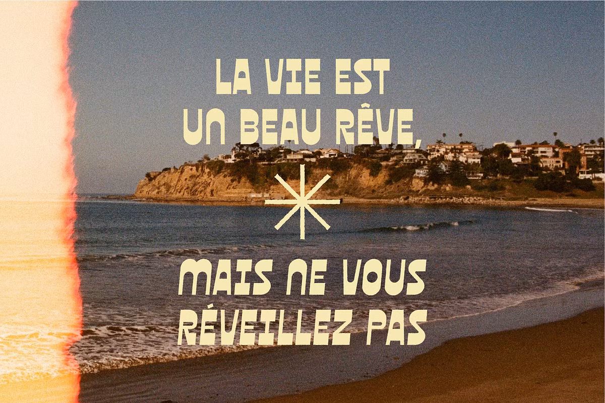 Creative projects using Queso font