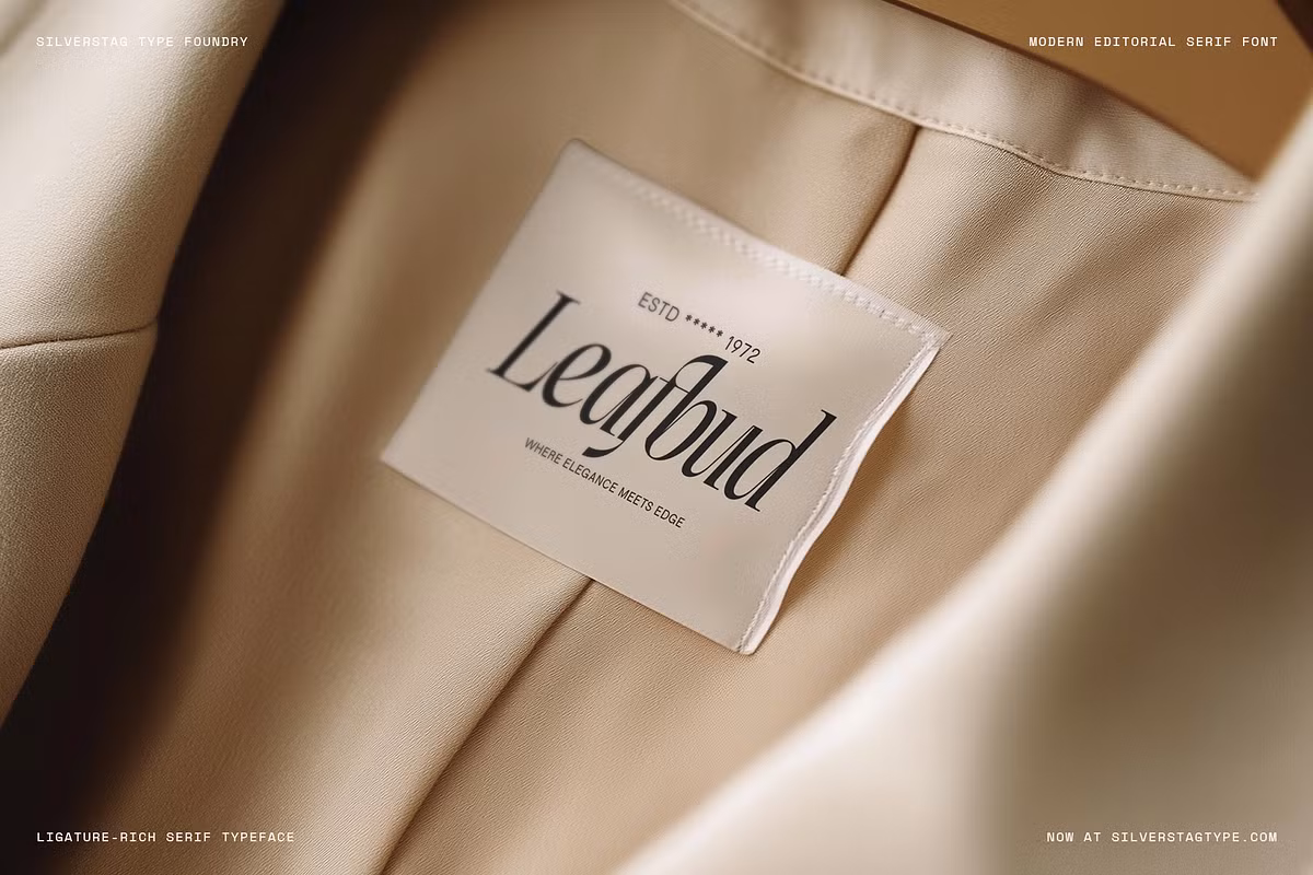 Examples of font pairings with Elfkin typography