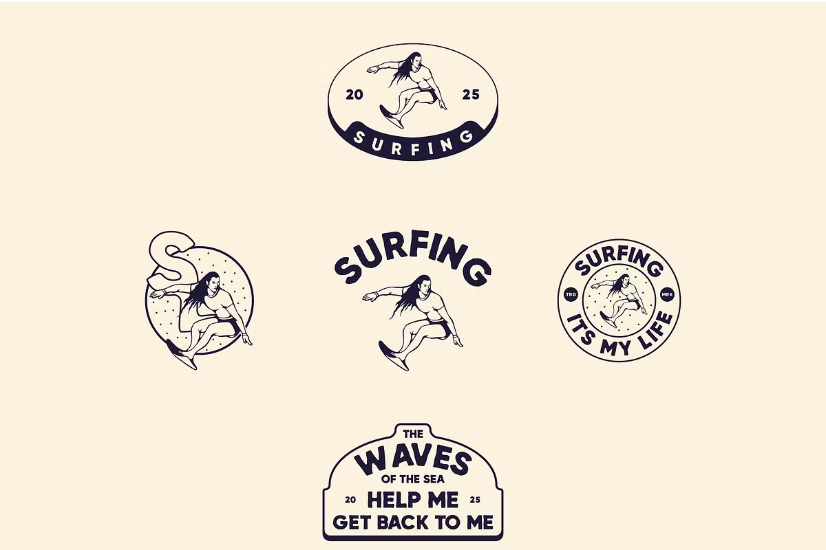 Visual representation of the Han Breezy Font character set