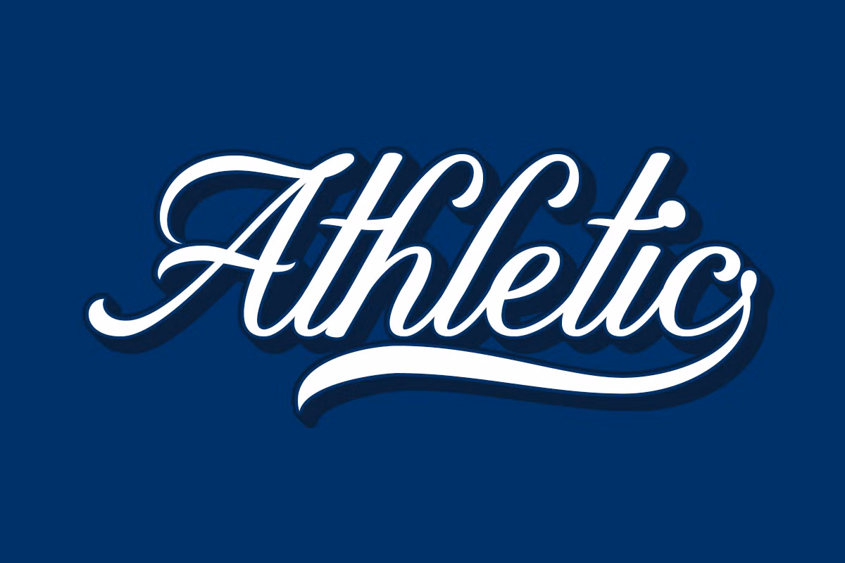 Visual illustration of ligatures in the Yankees Classic Font