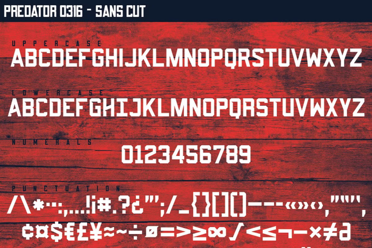 Close-up of a beveled typography design