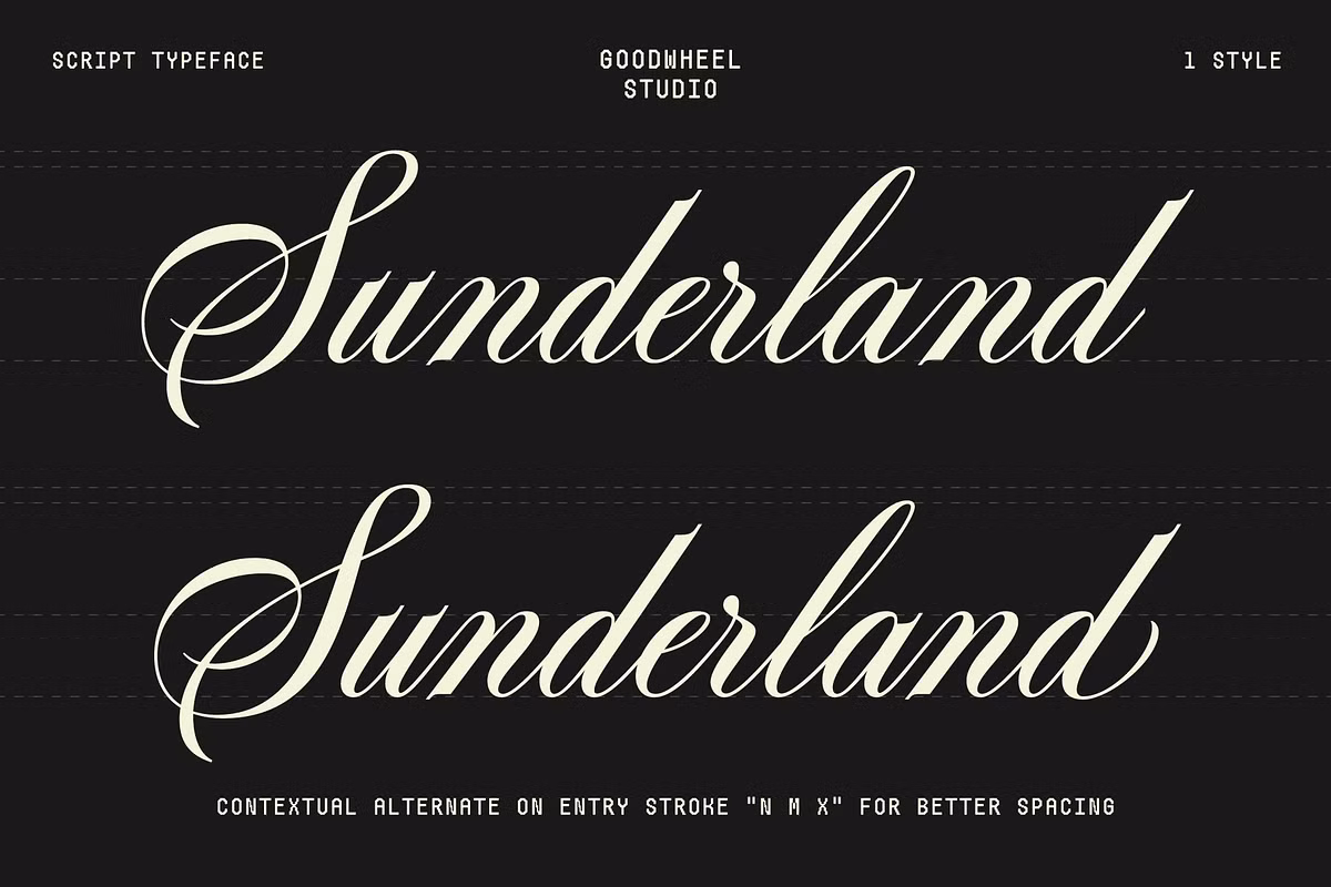 Examples of font pairings with Bantley Script