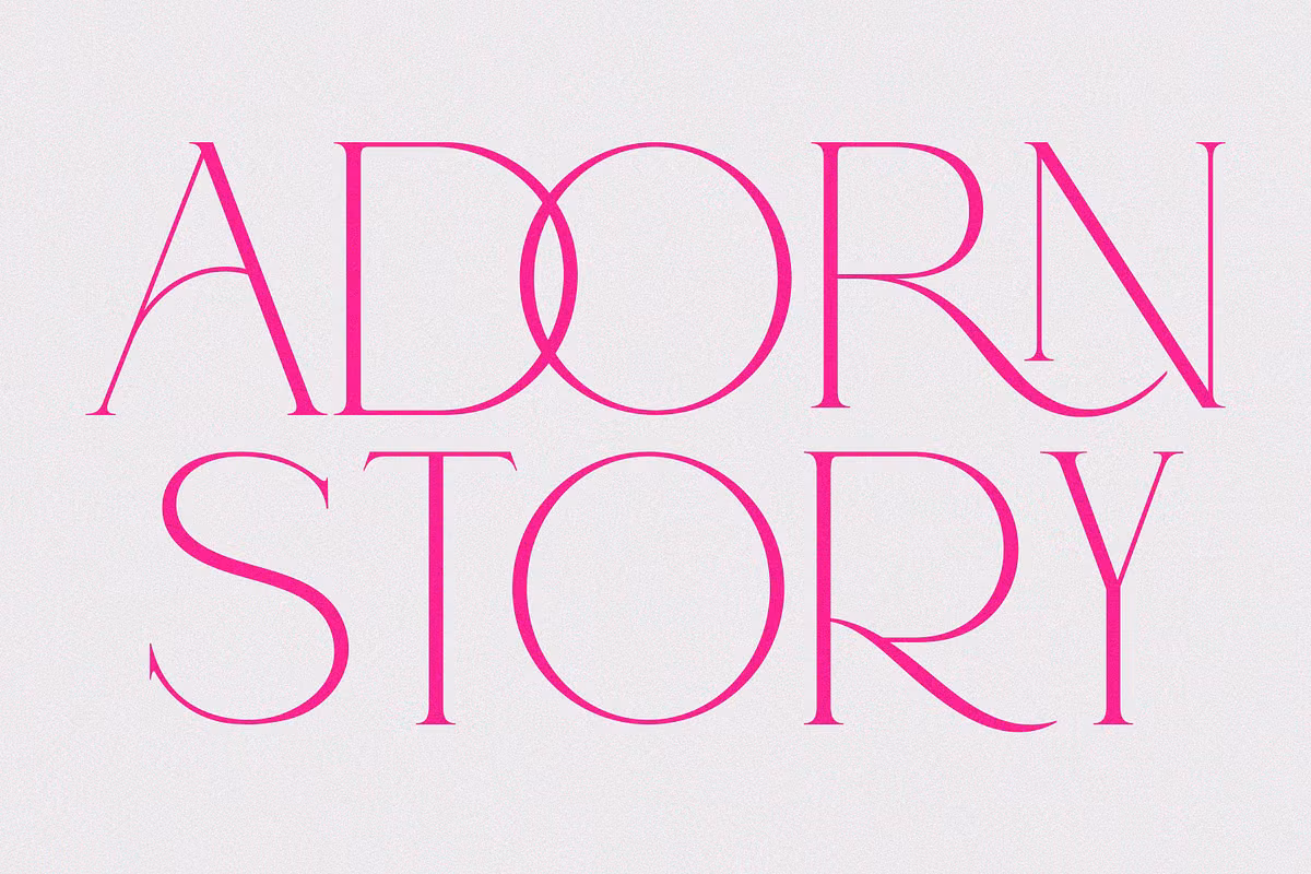 Showcasing ligatures and alternate characters in Adorn Story Serif