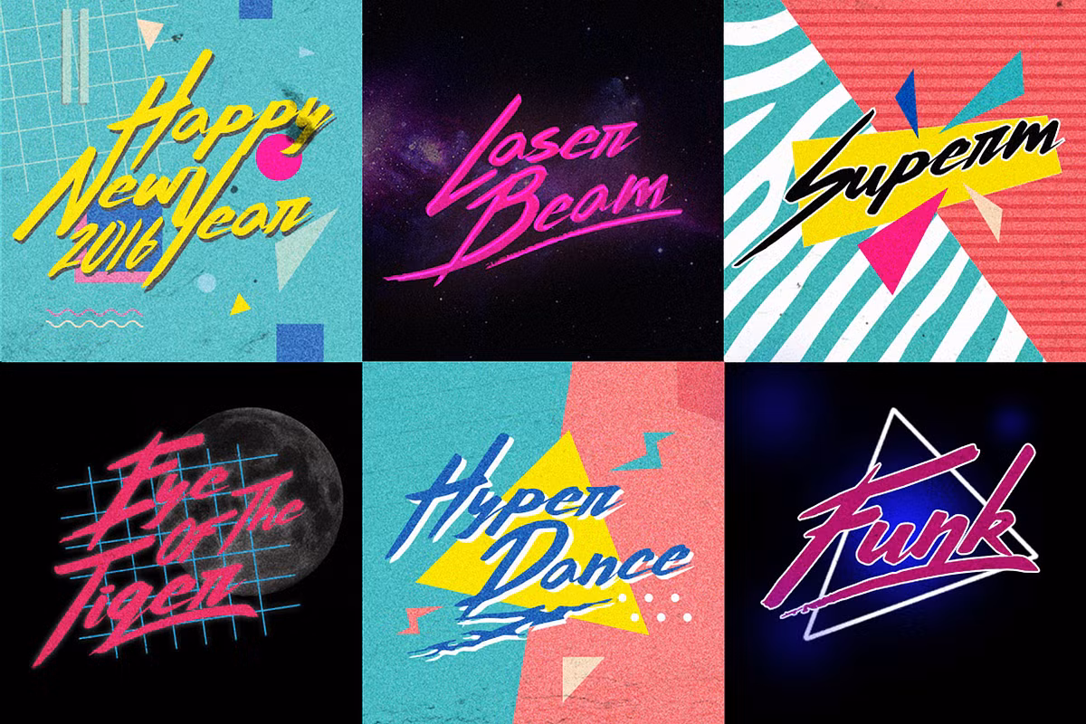 Various design applications of Thunderstorm font