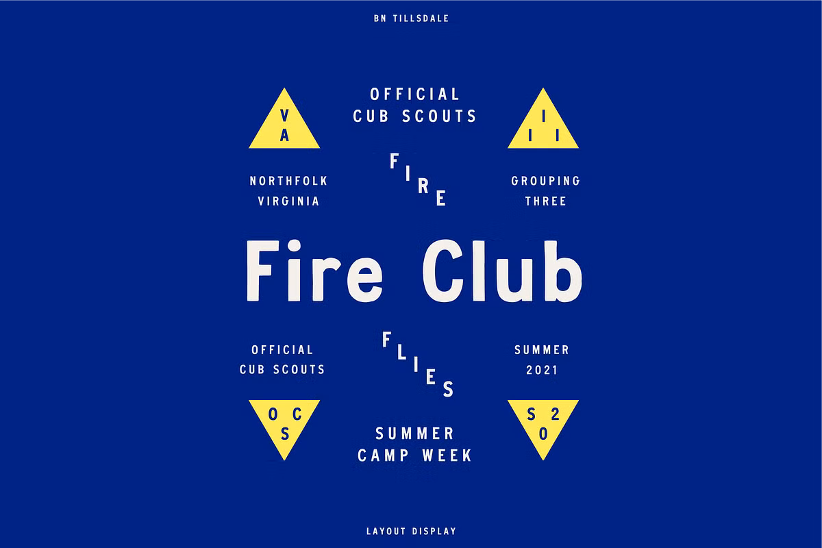 Visual of font versatility in design applications