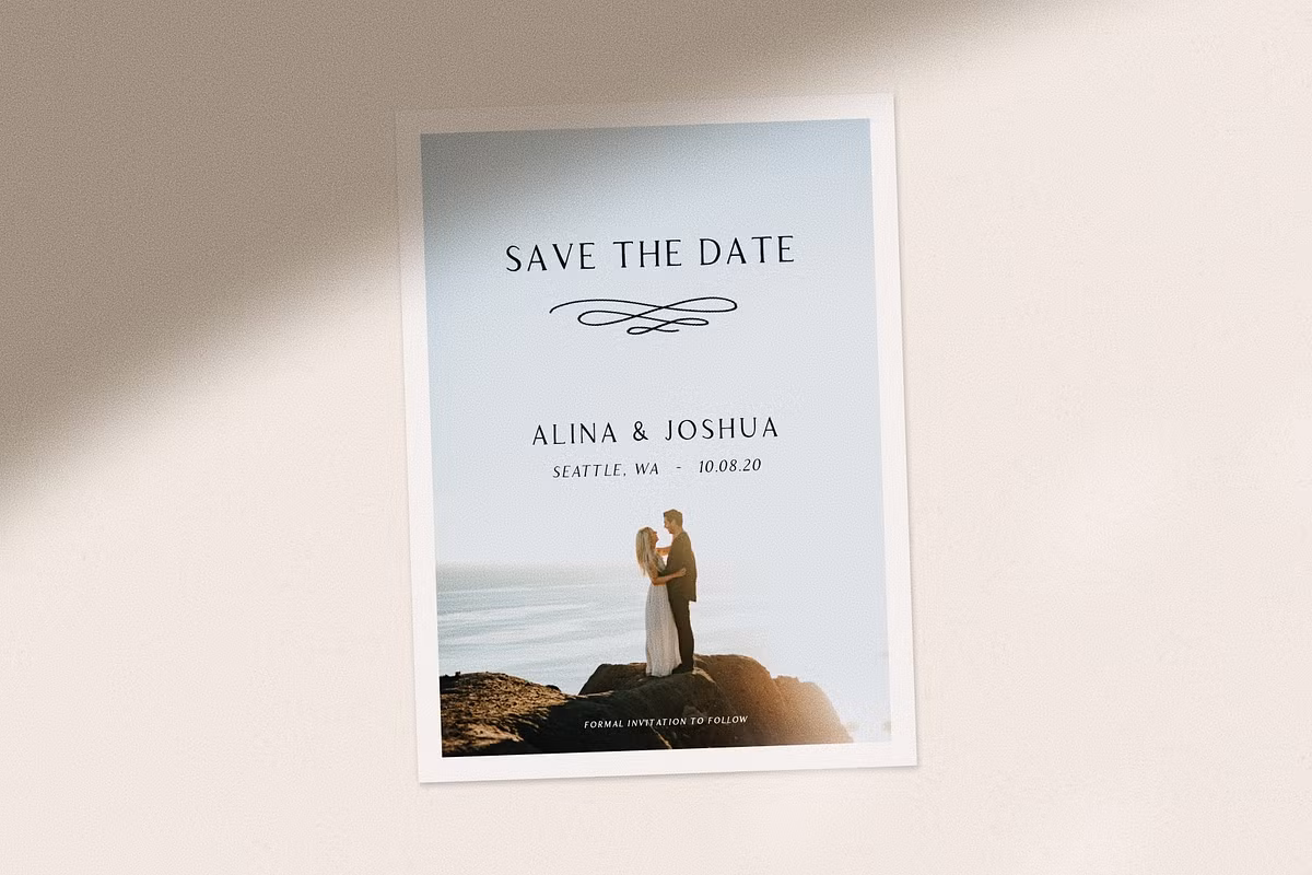 Apricot font used in business card design