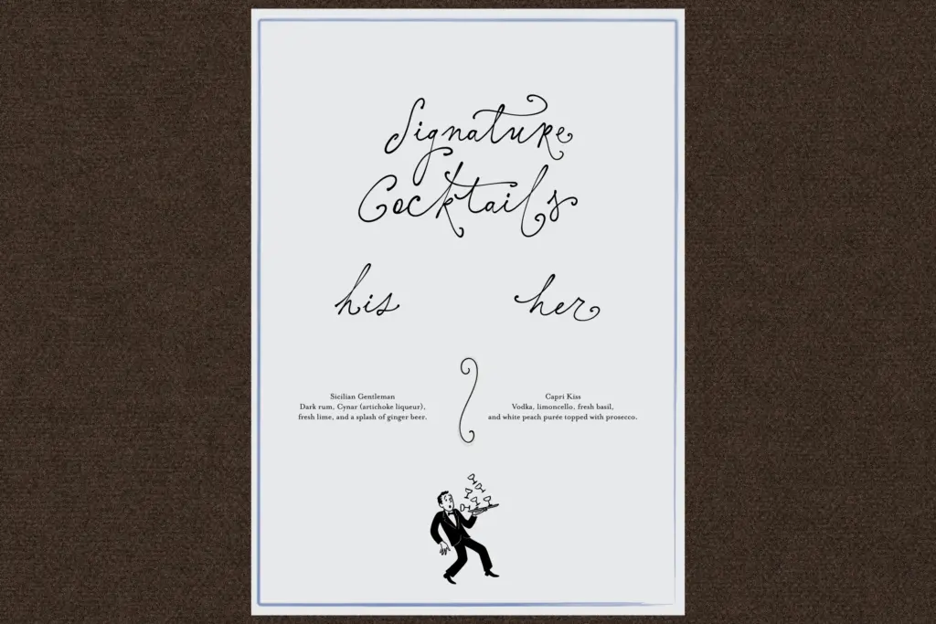 Elisabeth Darlington with Bows specimen — Character set and features