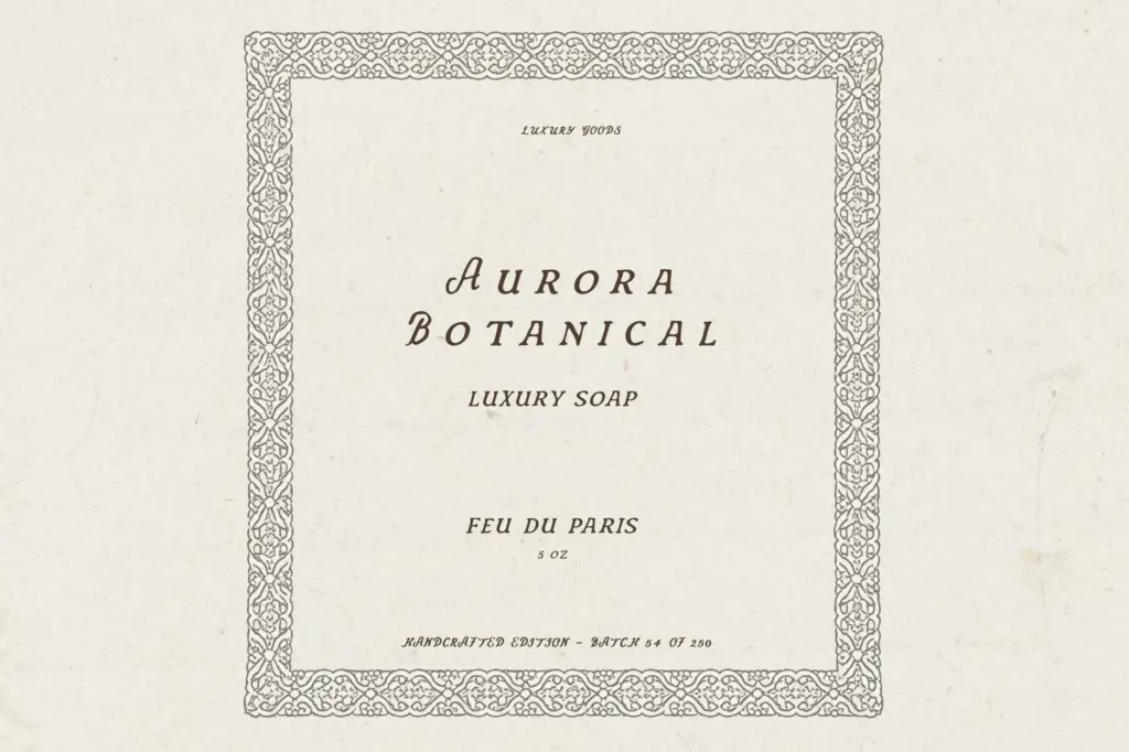 Antique Font Family Rustic Serif Duo specimen — Design style