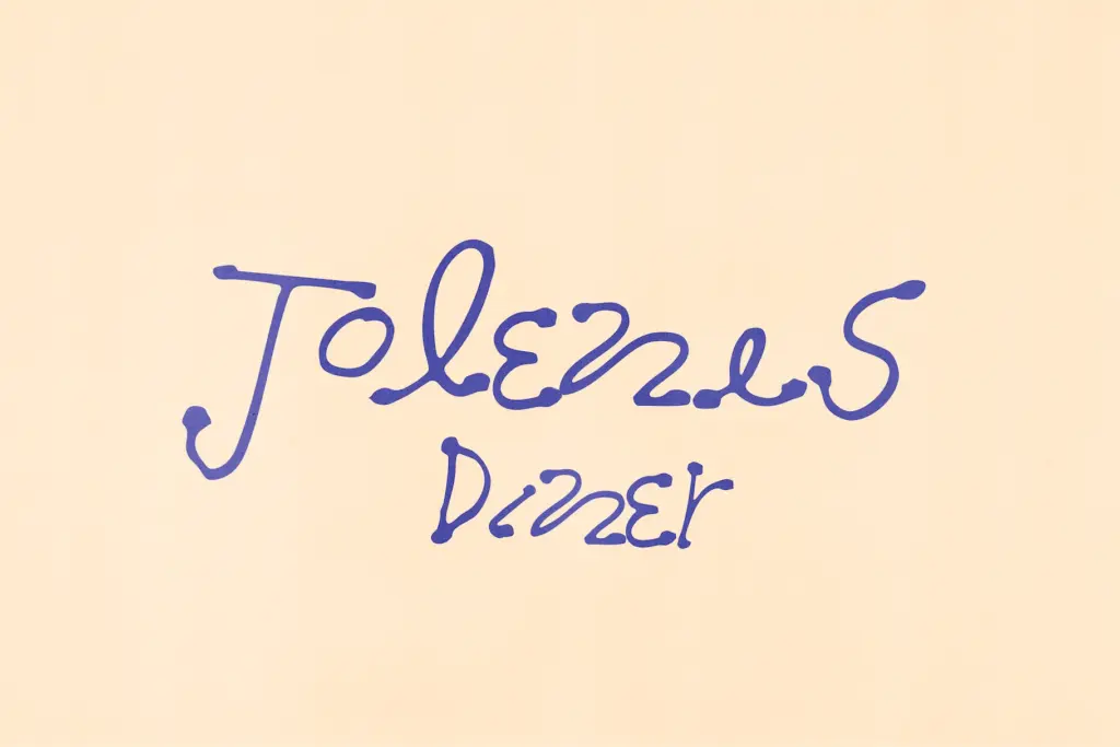The Poet specimen — Character set and features