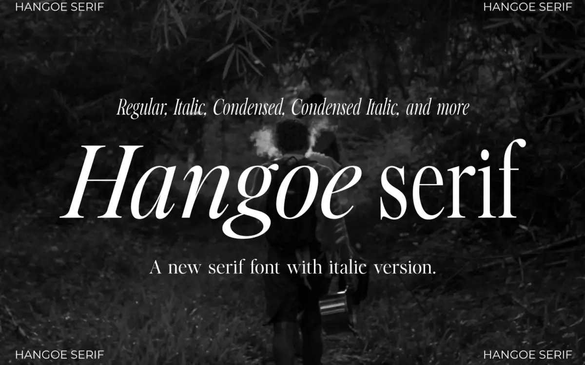 Hangoe: A Tall Old-Style Serif for Editorial and Branding Work