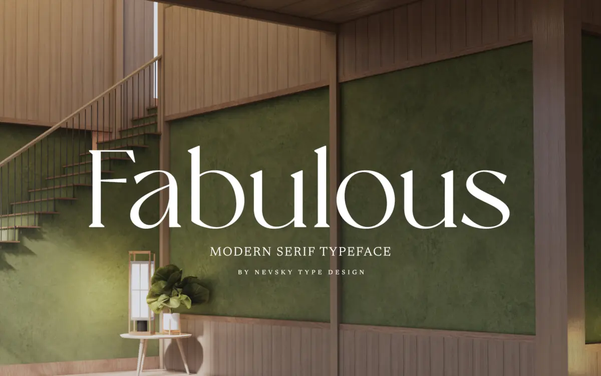 NT Fabulous: a high-contrast serif for fashion and editorial branding