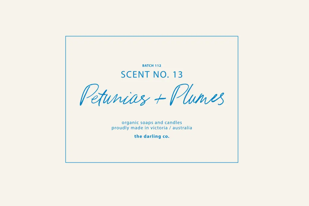 Pink Champagne Script specimen — Design style