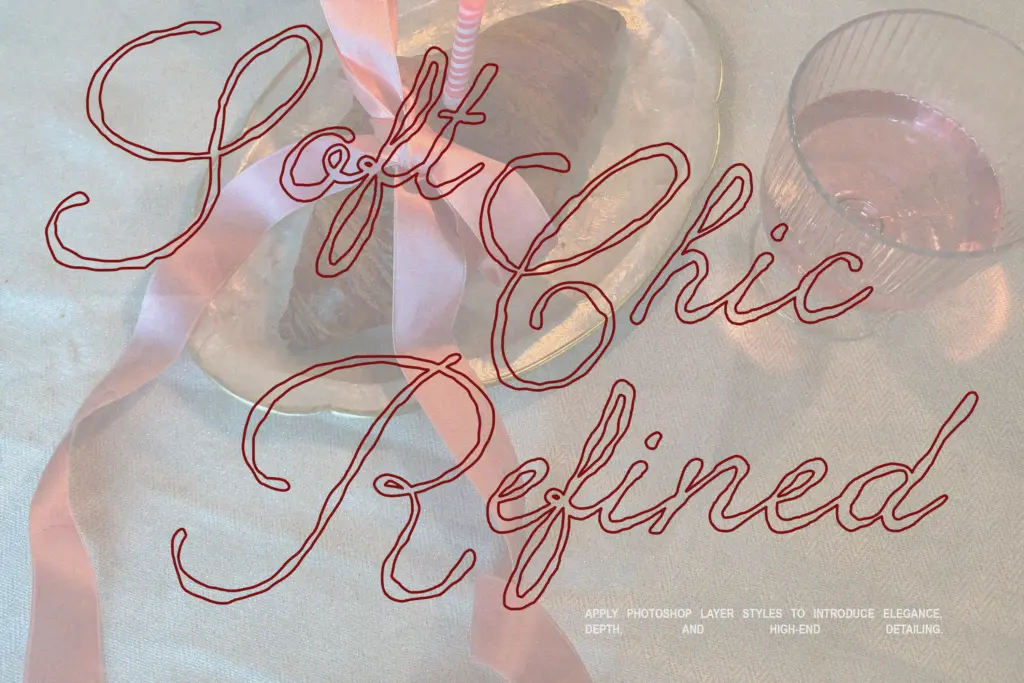 En Clair specimen — Design style