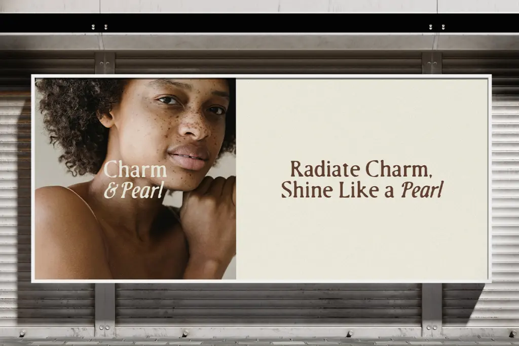 Vintage Rhyme specimen — Design style