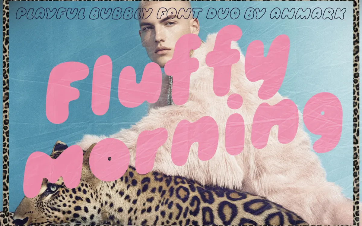 Fluffy Morning: a chunky bubble sans for playful headlines and stickers