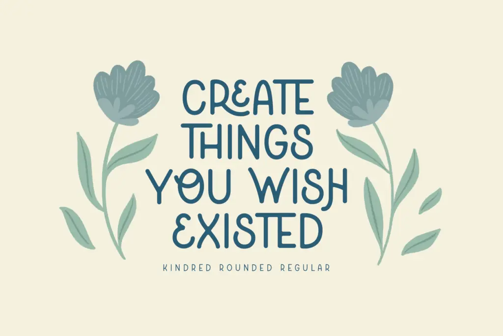 Kindred specimen — Character set and features