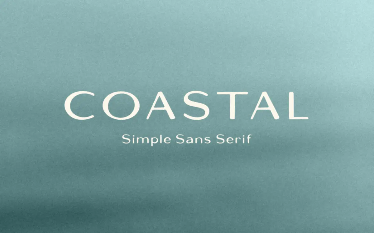 Coastal: a hand-built sans for laid-back branding work