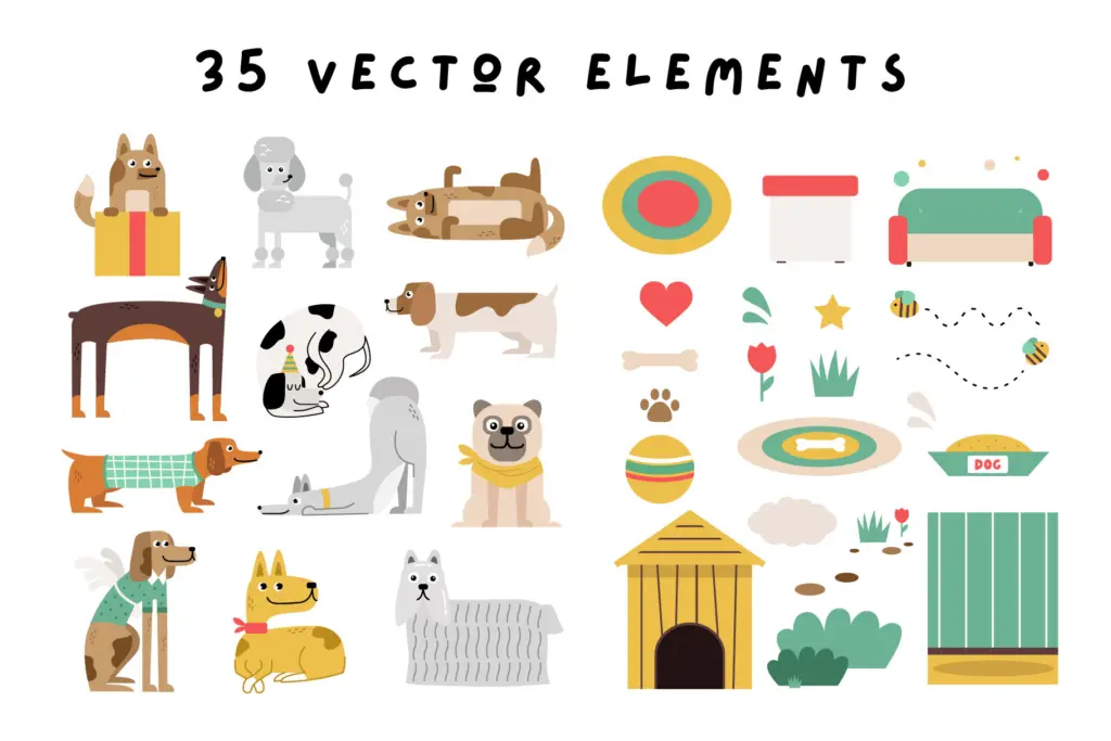 Lazydog Kids Font specimen — Use cases