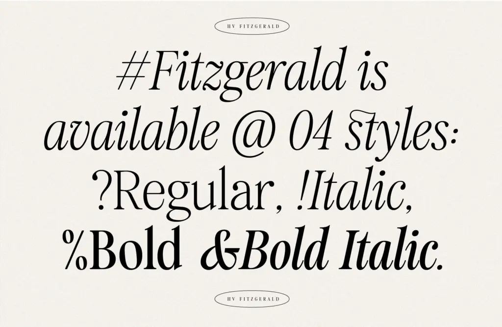 Fitzgerald specimen — Use cases
