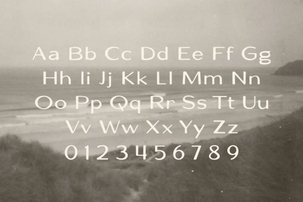 Coastal specimen — Design style
