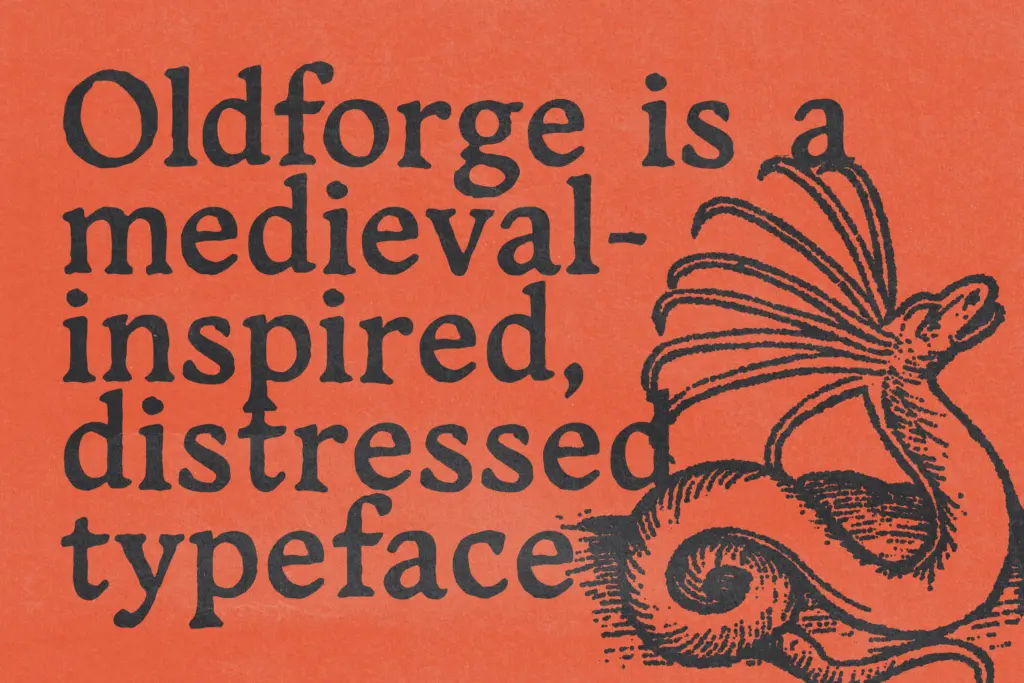 Oldforge specimen — Design style