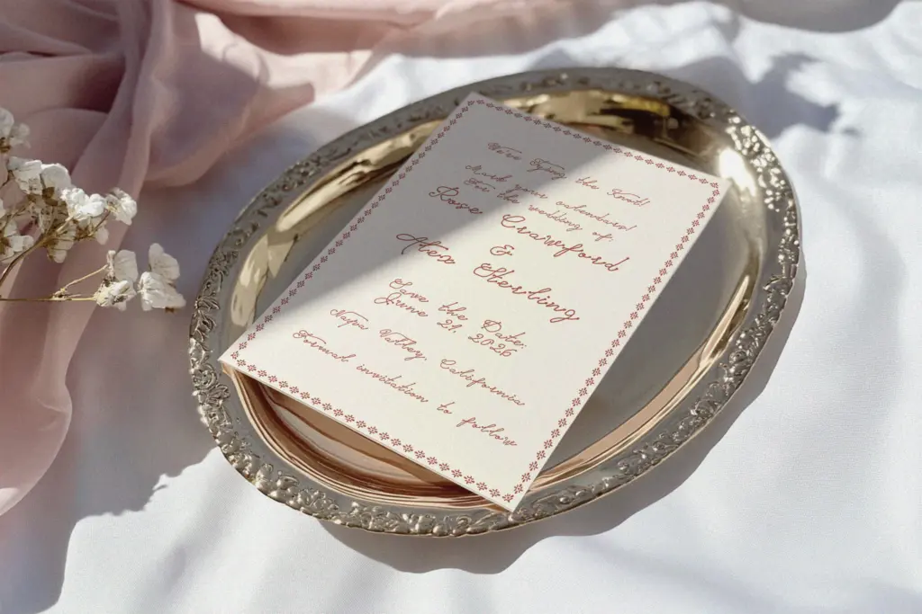 The Faitline Romantic Script specimen — Design style