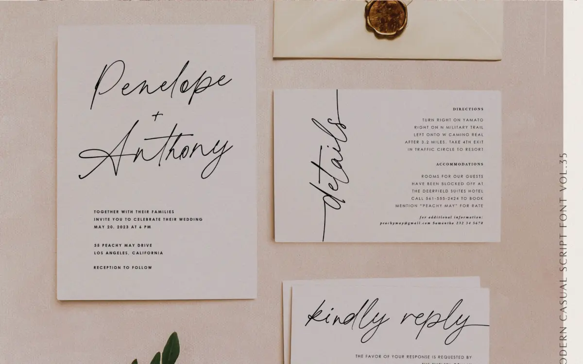 Printed Moments: a casual ball-pen script for quick, friendly branding