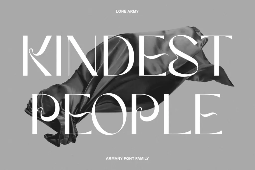 Armany specimen — Design style