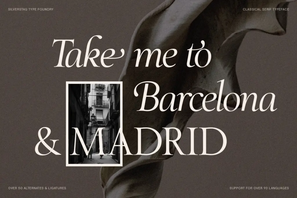 The Roman Edition specimen — Use cases