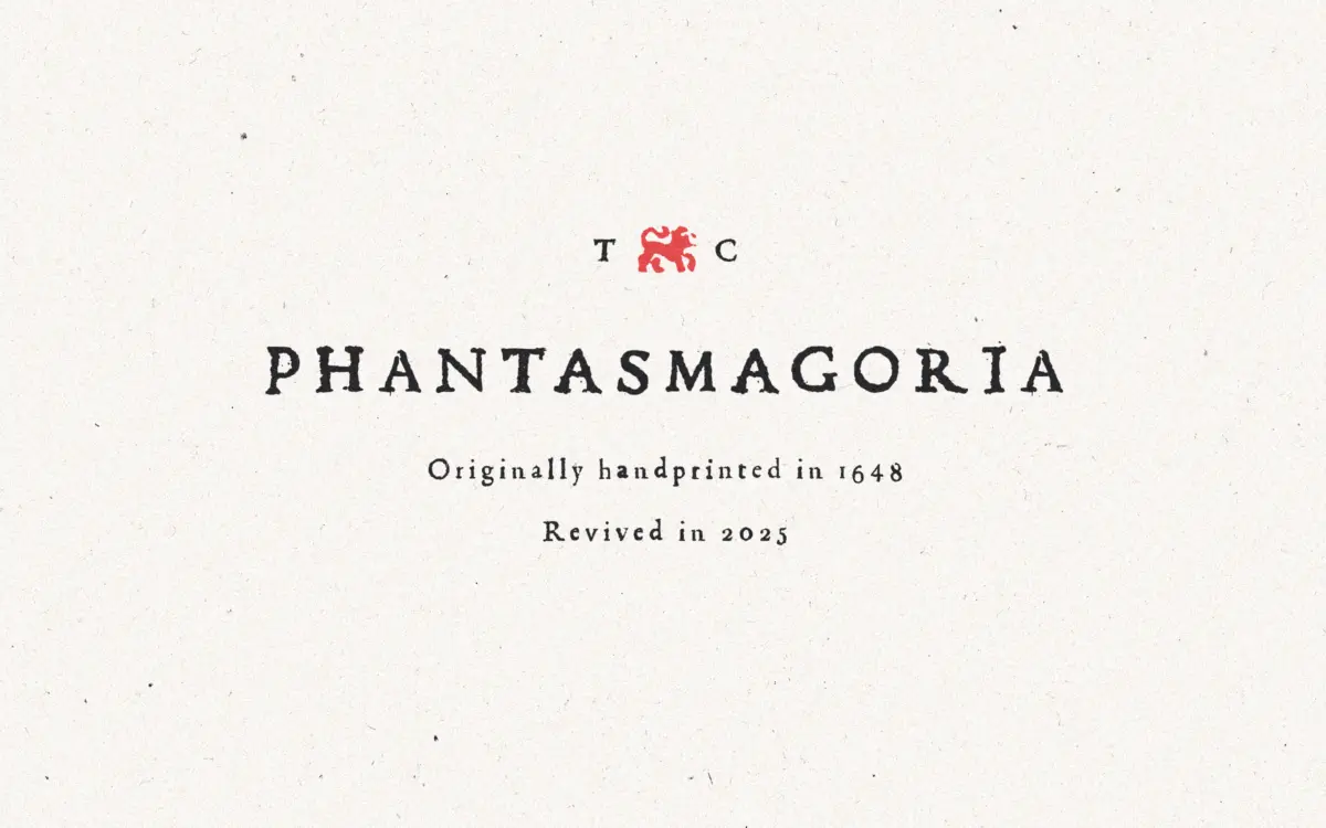Phantasmagoria: a distressed 17th-century revival for atmospheric branding