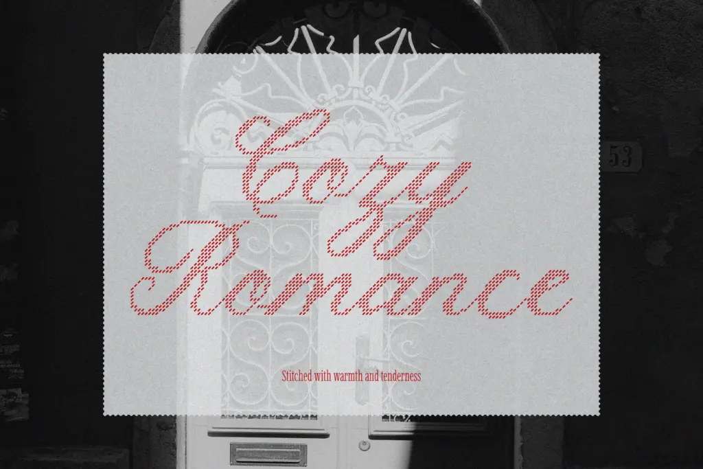 Lace House specimen — Character set and features