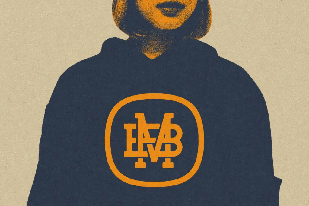 PS BADGE MONOGRAM specimen — Character set and features