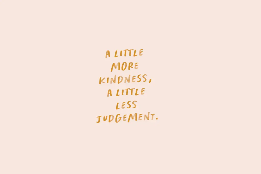 Kindness Matters specimen — Design style