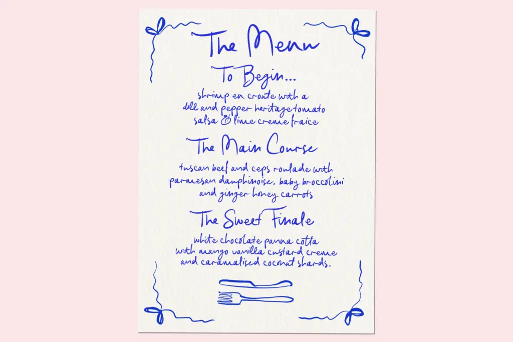 Honeymoon Hand Script & Doodles specimen — Use cases
