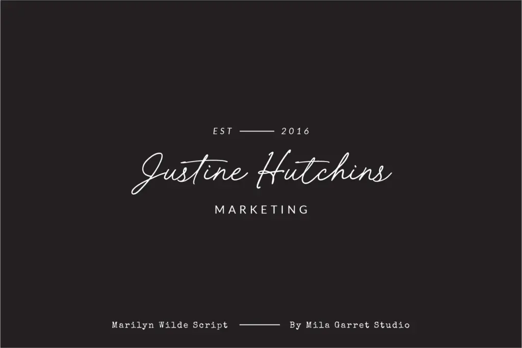 Marilyn Wilde specimen — Character set and features