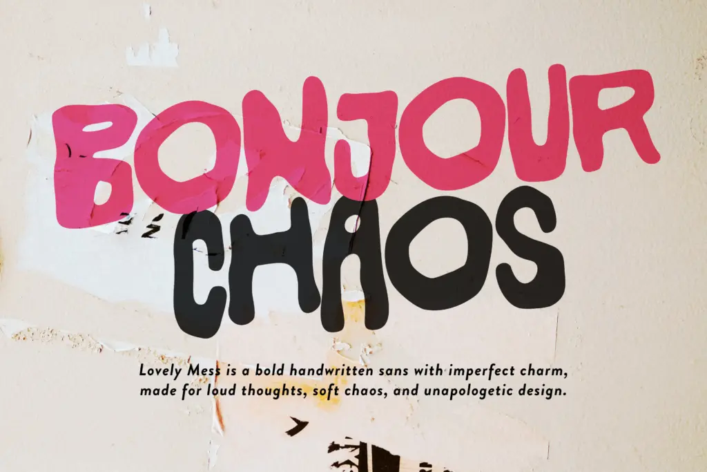Lovely Mess specimen — Design style