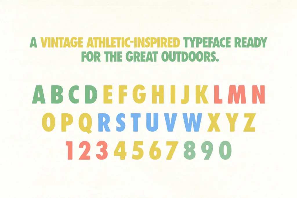 Surf Slang specimen — Design style